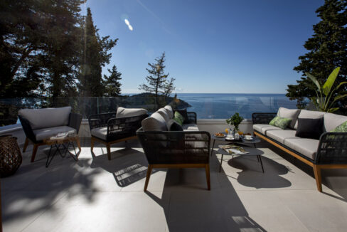 Blick auf die Altstadt von Dubrovnik, Villa Dubrovnik