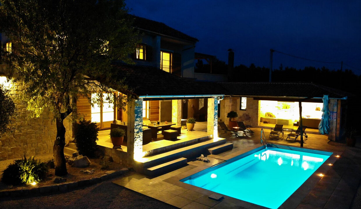 Außergewöhnliches Steinhaus Sibenik Stadtblick