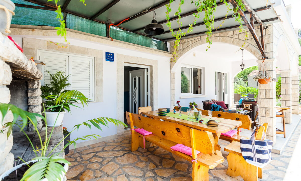 Haus am Meer in der Bucht - Insel Korcula