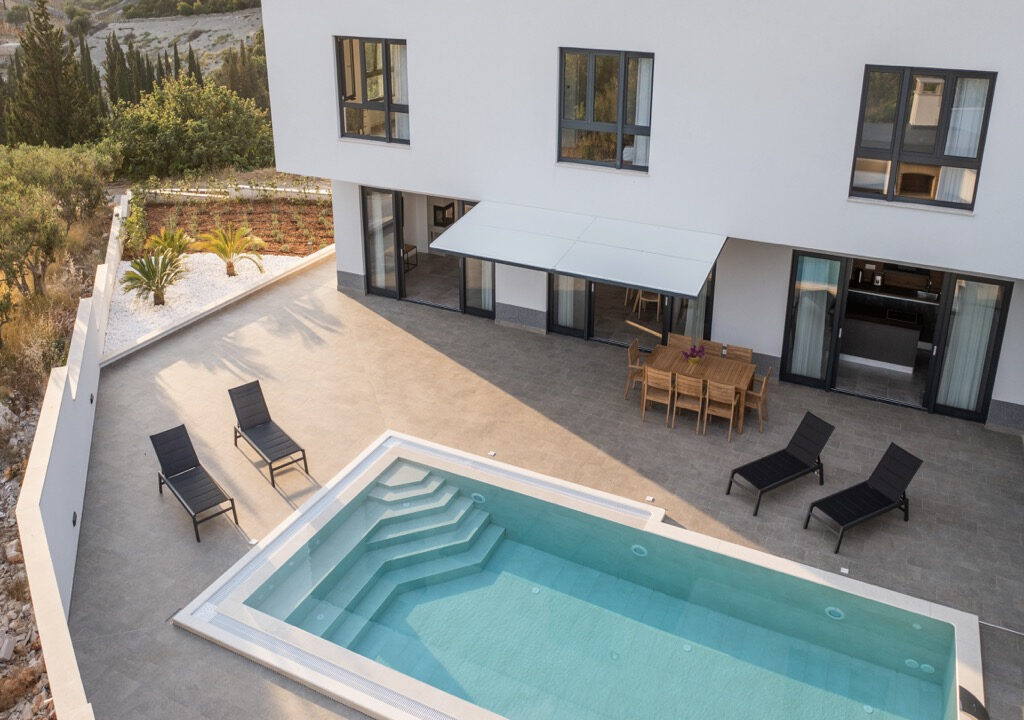 Atemberaubende ultramoderne Villa mit Meerblick - Milna, Brac