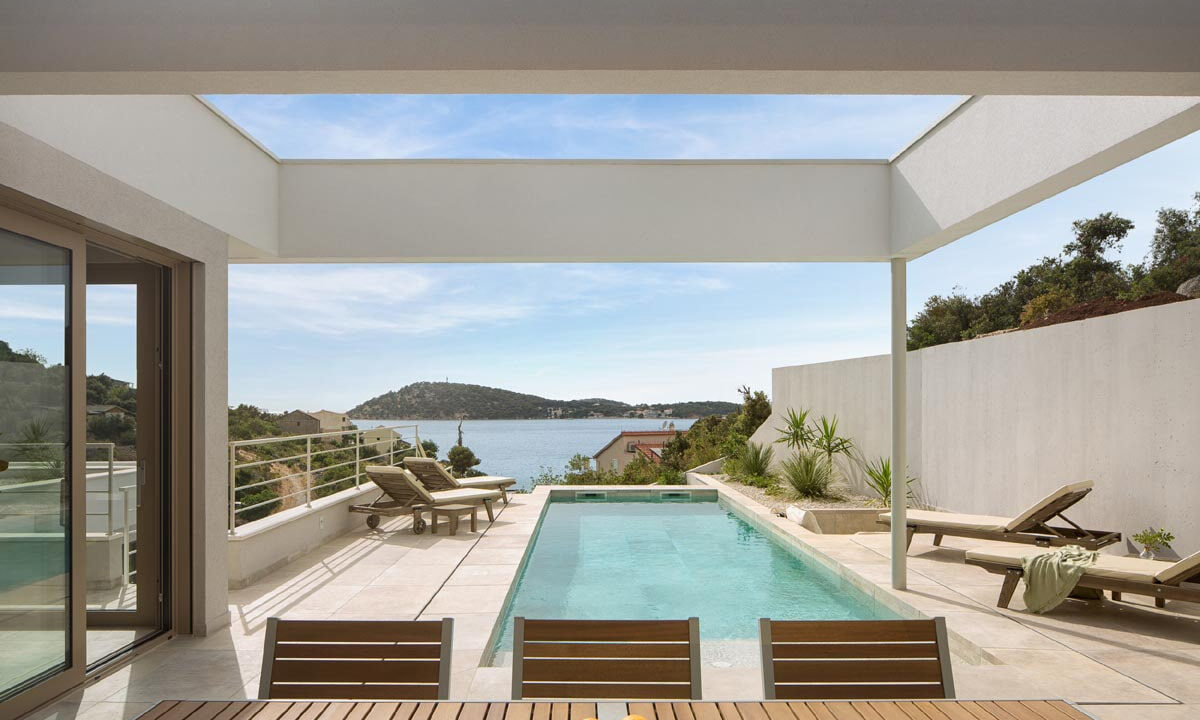 Kürzlich erbautes modernes Villa am Meer - Rogoznica.