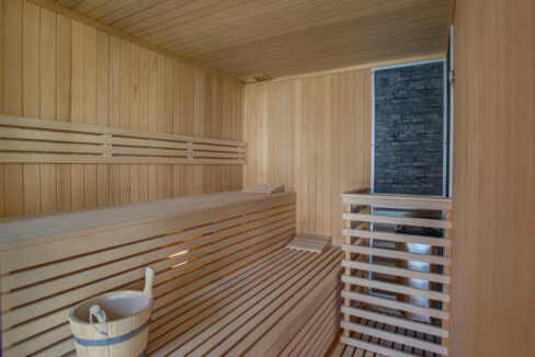 Zeitgenössische Oase, ein luxuriöser moderner Villenrückzugsort, Region Pore?