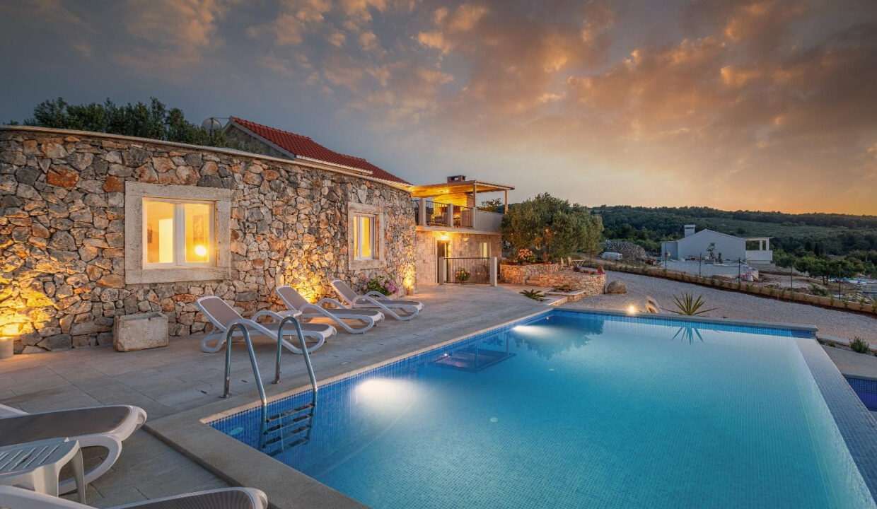 Steinhaus auf der Insel Brac