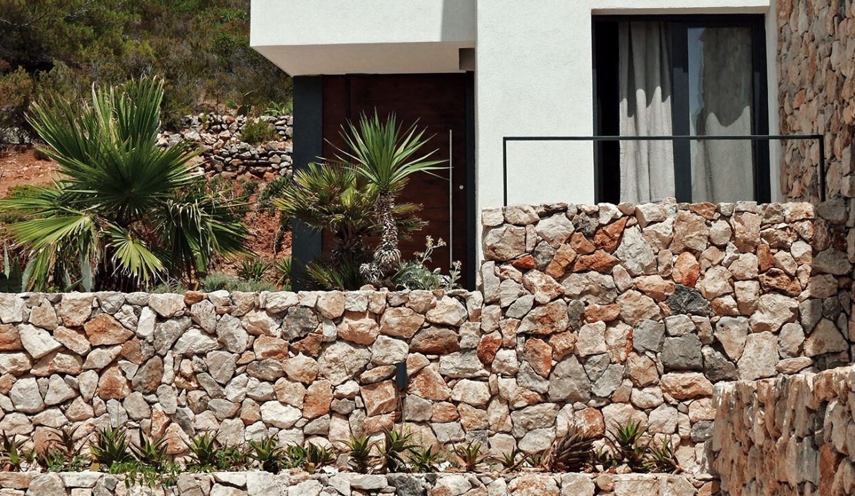 Weißes Haus mit Meerblick auf der Insel Vis