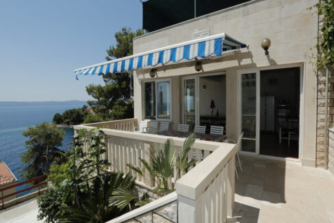 Steinhaus mit Meerblick auf der Insel Brac