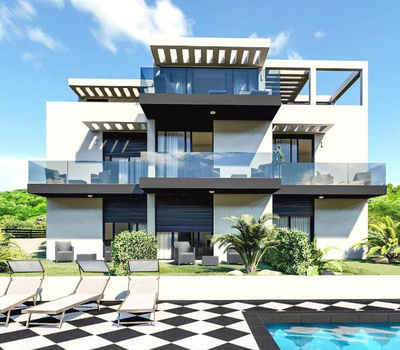 Modernes Gebäude Rogoznica