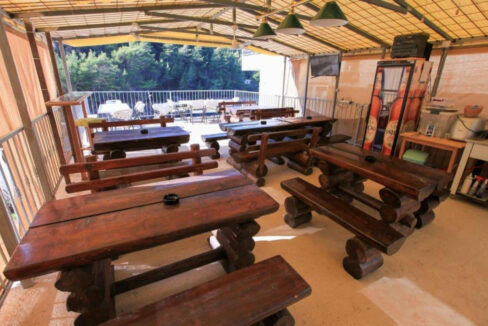 Traditionelles Haus am Meer auf der Insel Hvar