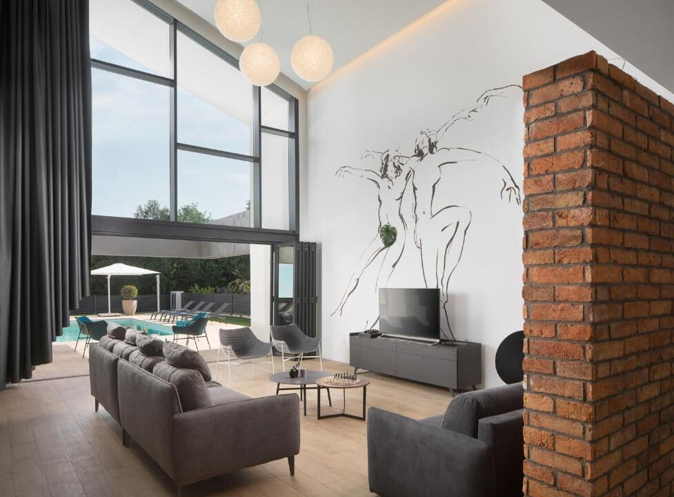 Zeitgenössische luxuriöse moderne Villa - Liznjan, Istrien