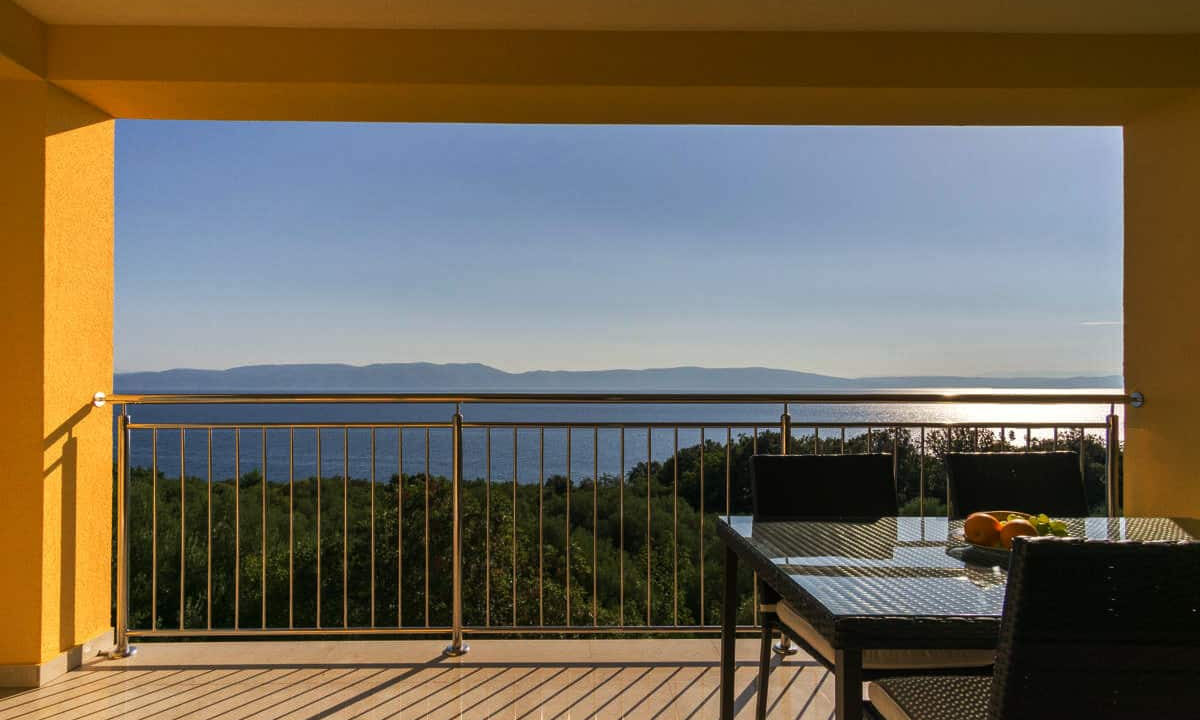 Haus mit Meerblick bei Labin