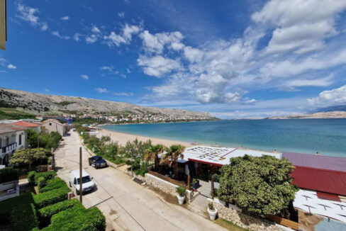 Haus am Strand auf der Insel Pag