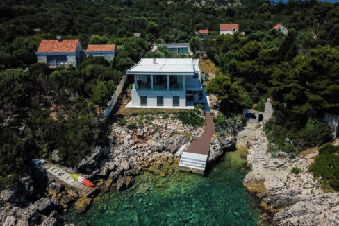 Einzigartige moderne Villa am Meer mit privatem Strandzugang - Insel Kolocep