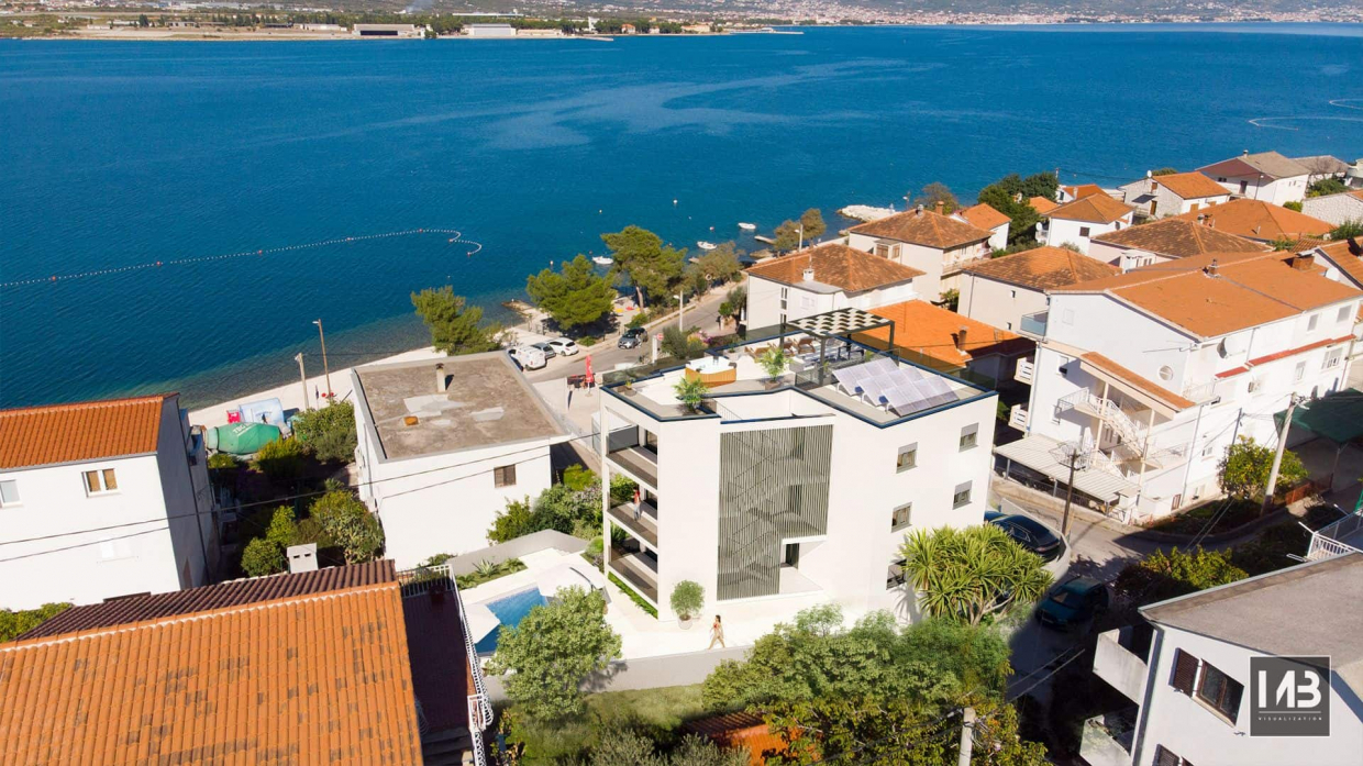 Apartmenthaus am Strand von Ciovo