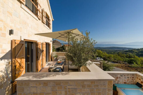 Erstaunliches Steinhaus auf der Insel Hvar